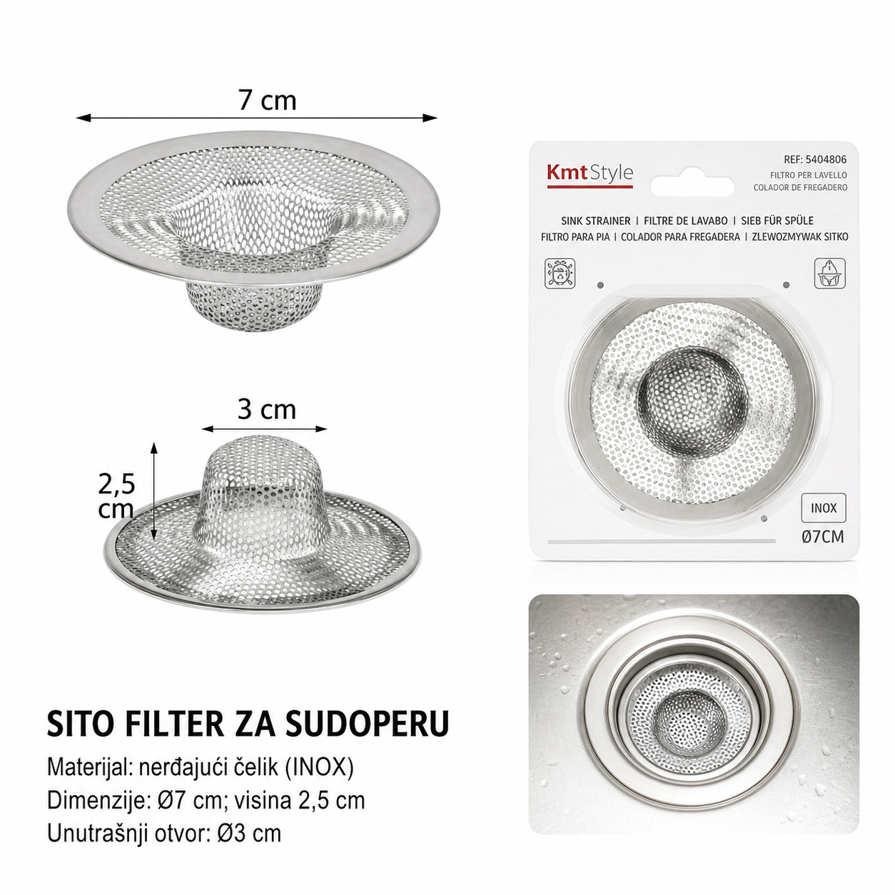 KMT Cediljka za sudoperu 5404806