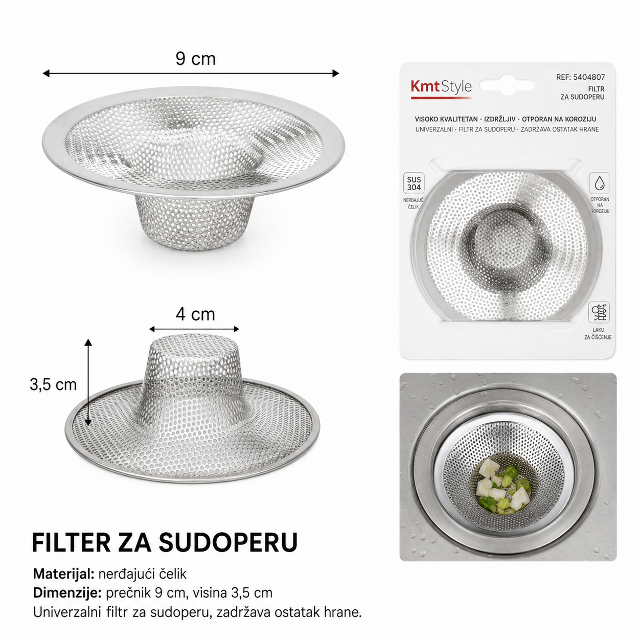 KMT Cediljka za sudoperu 5404807