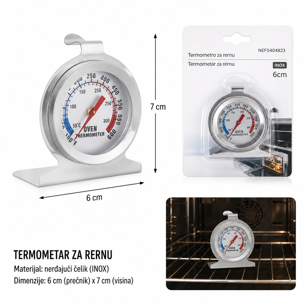 KMT Termometar za rernu 5404823