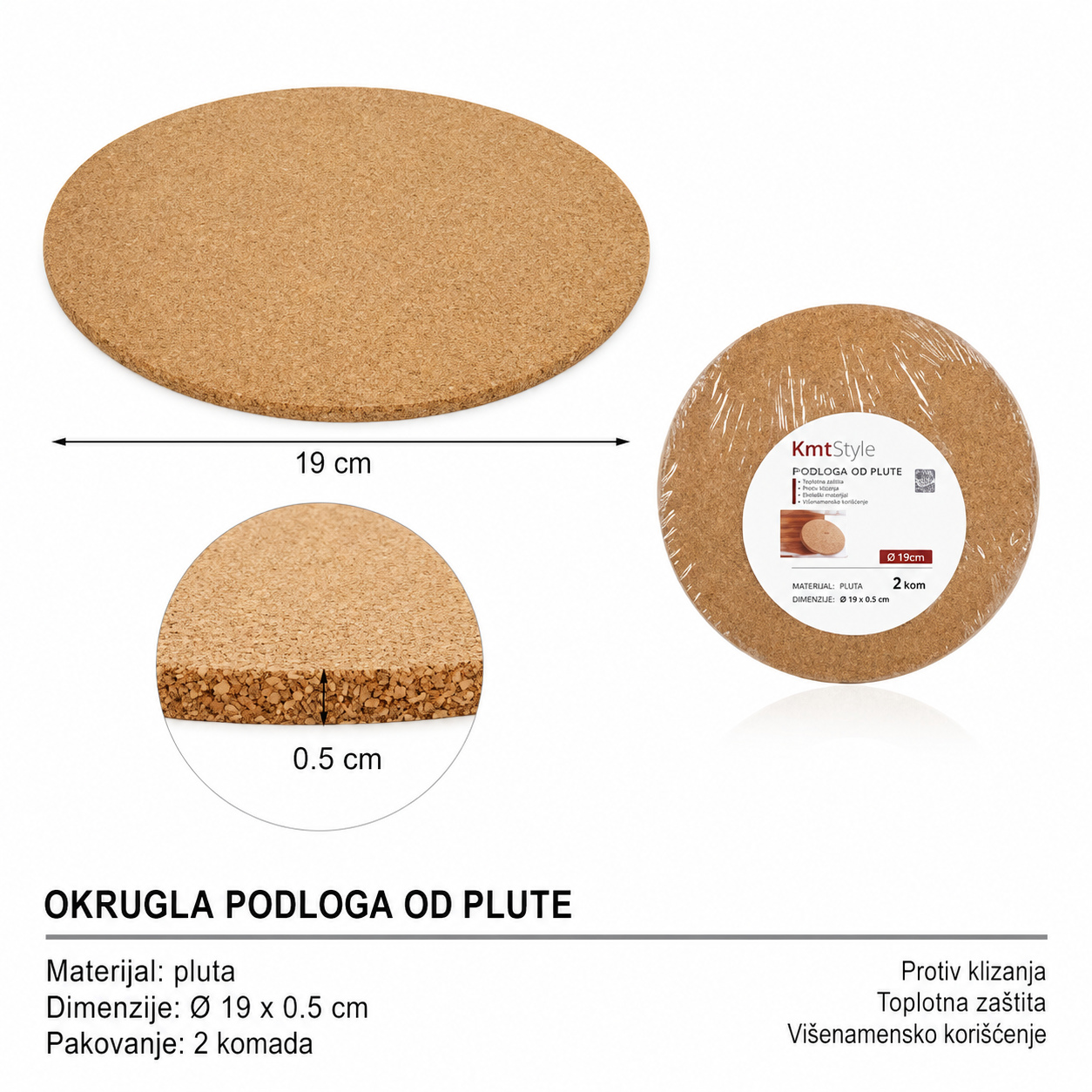 KMT Okrugla prostirka 5404895