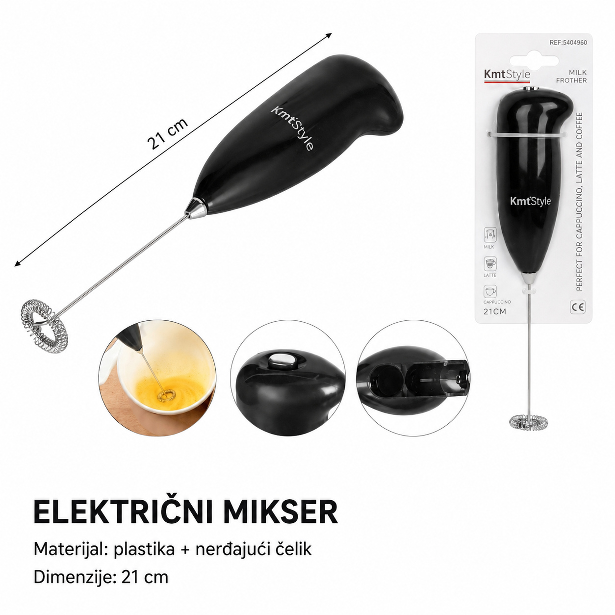 KMT Električni od nerđajućeg čelika štapić 5404960