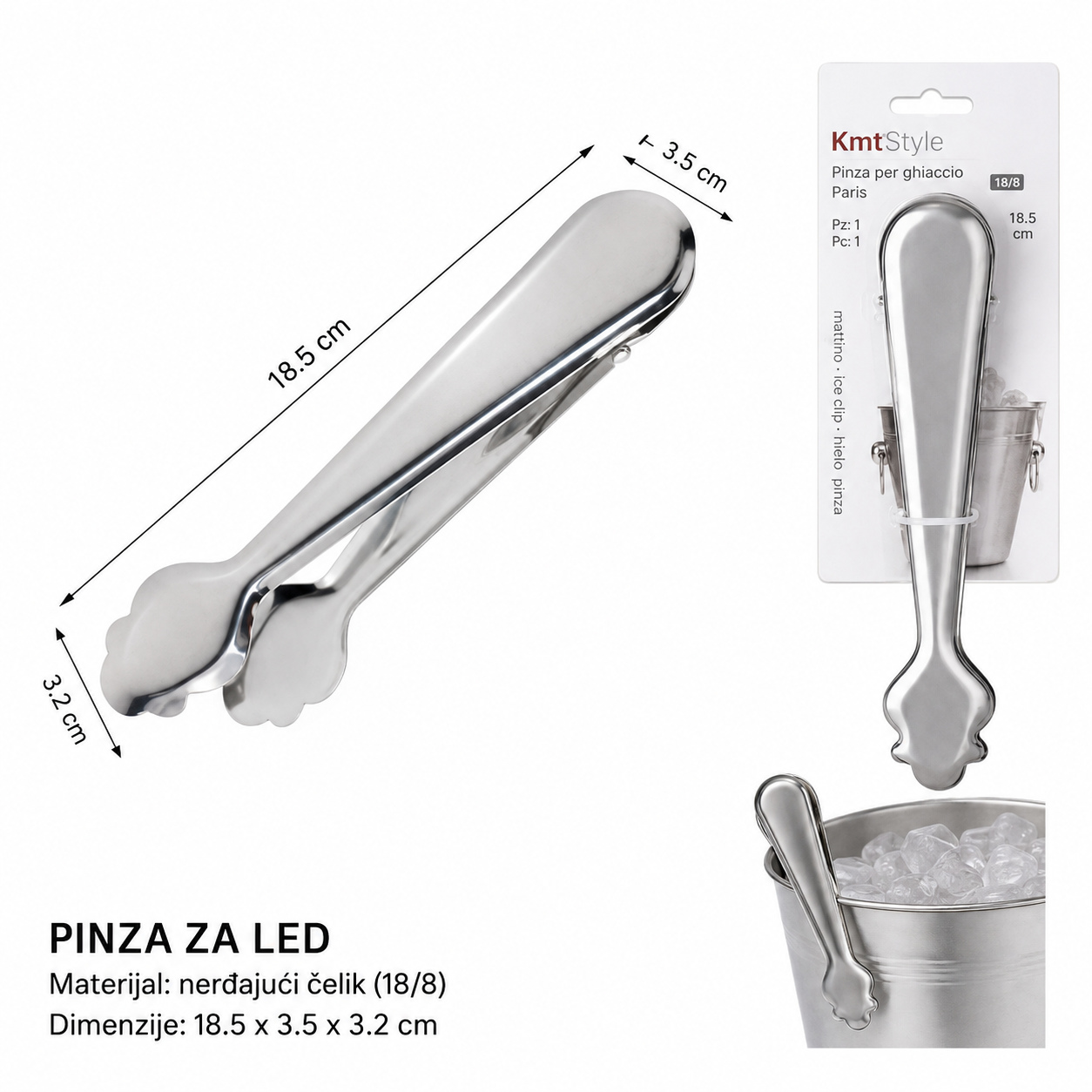 KMT Hvataljke za led 5404981