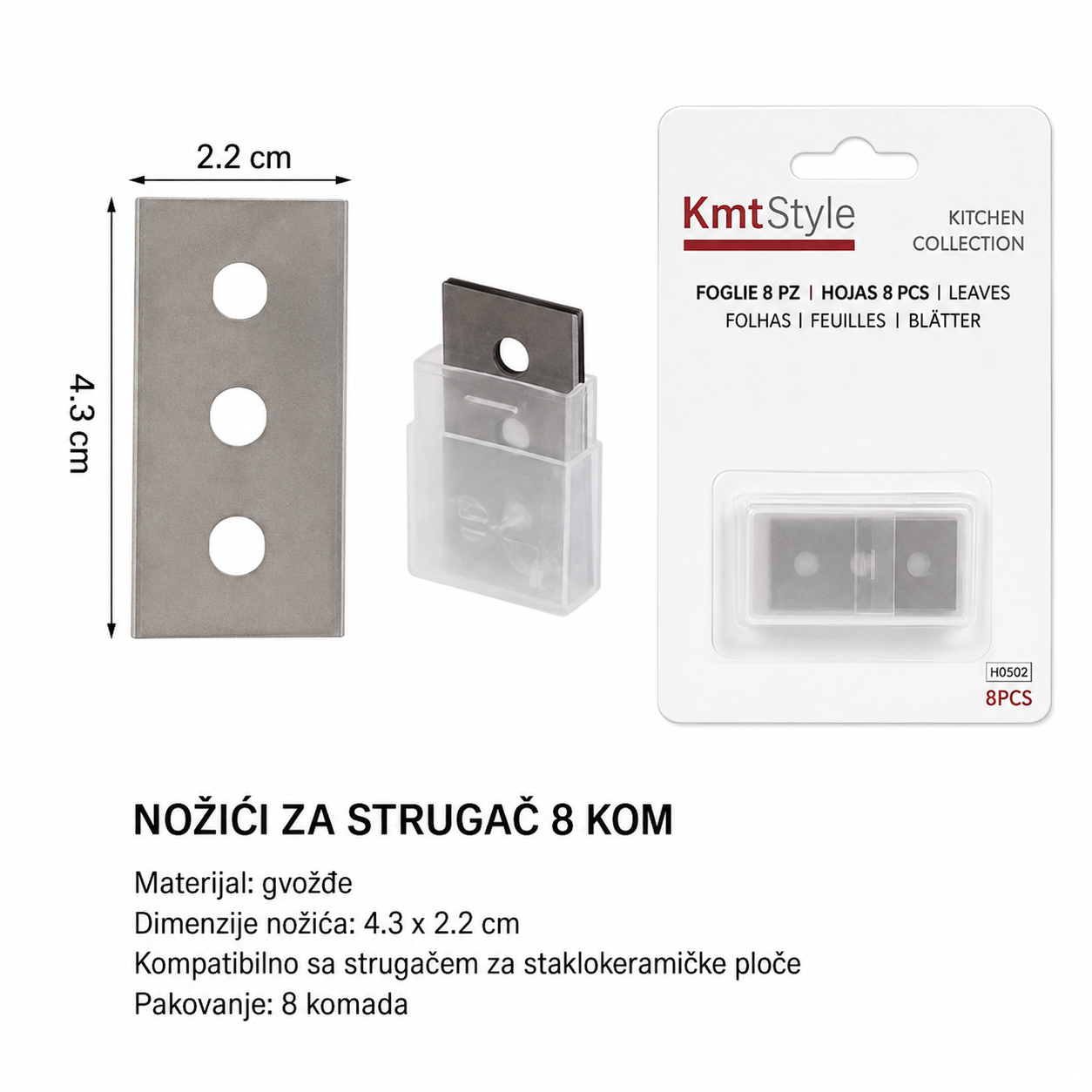KMT Gvozdena lopatica sklopivi skalpel nož od 5404984