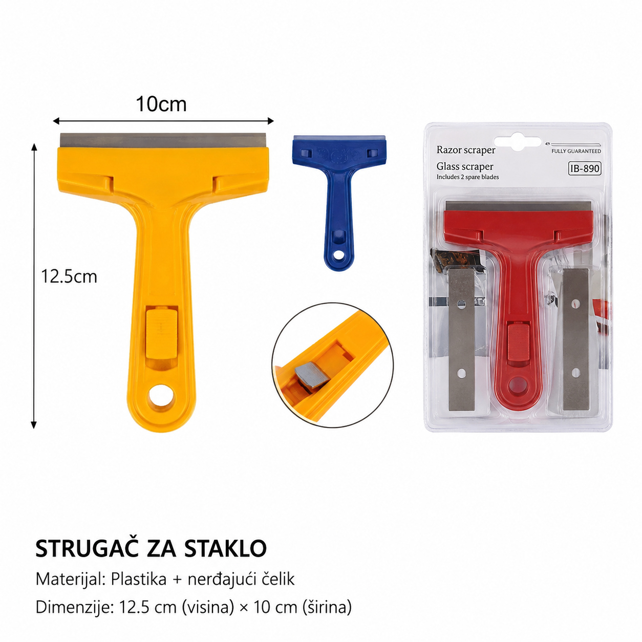 KMT Velika strugač 2 sklopivi skalpel nož od 5404987