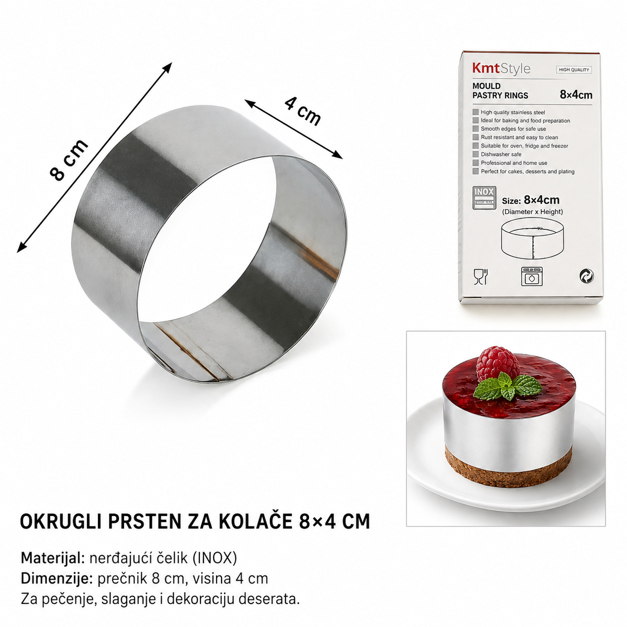 KMT Okrugla od nerđajućeg čelika 5406642