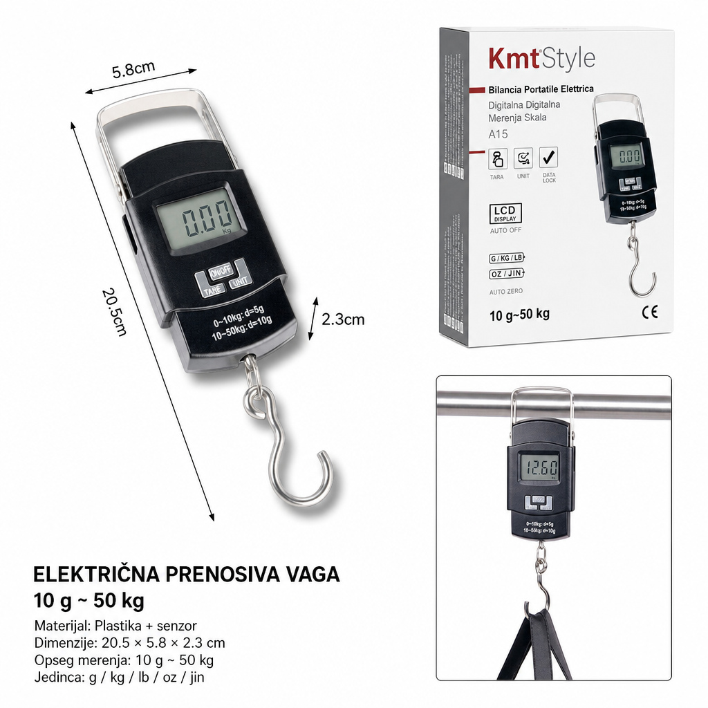 KMT Elektronska viseća vaga 5406907