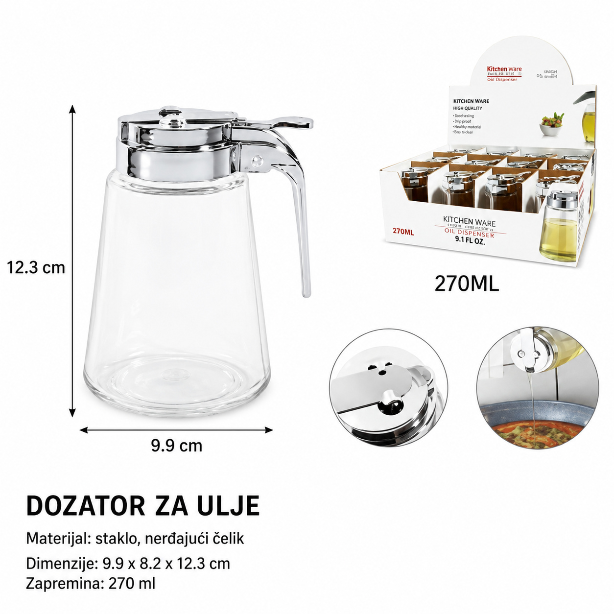 KMT Daska za surfovanje sa staklena 5412046