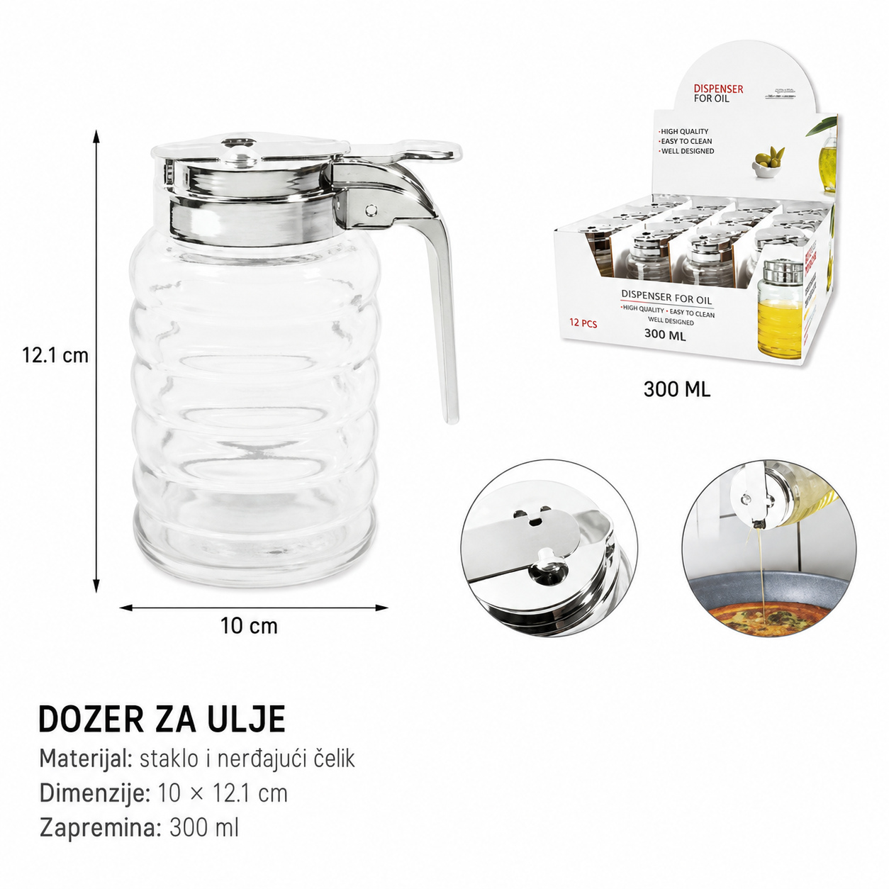 KMT Daska za surfovanje sa staklena 5412047