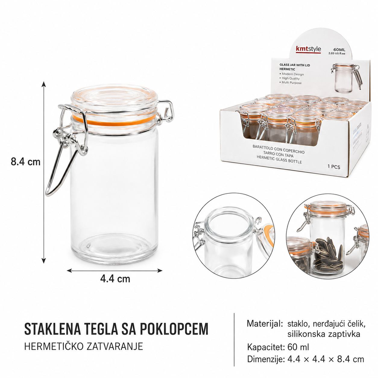 KMT Mini vakuumska hvataljka za vrata i prozore otvarač za konzerve 5412061