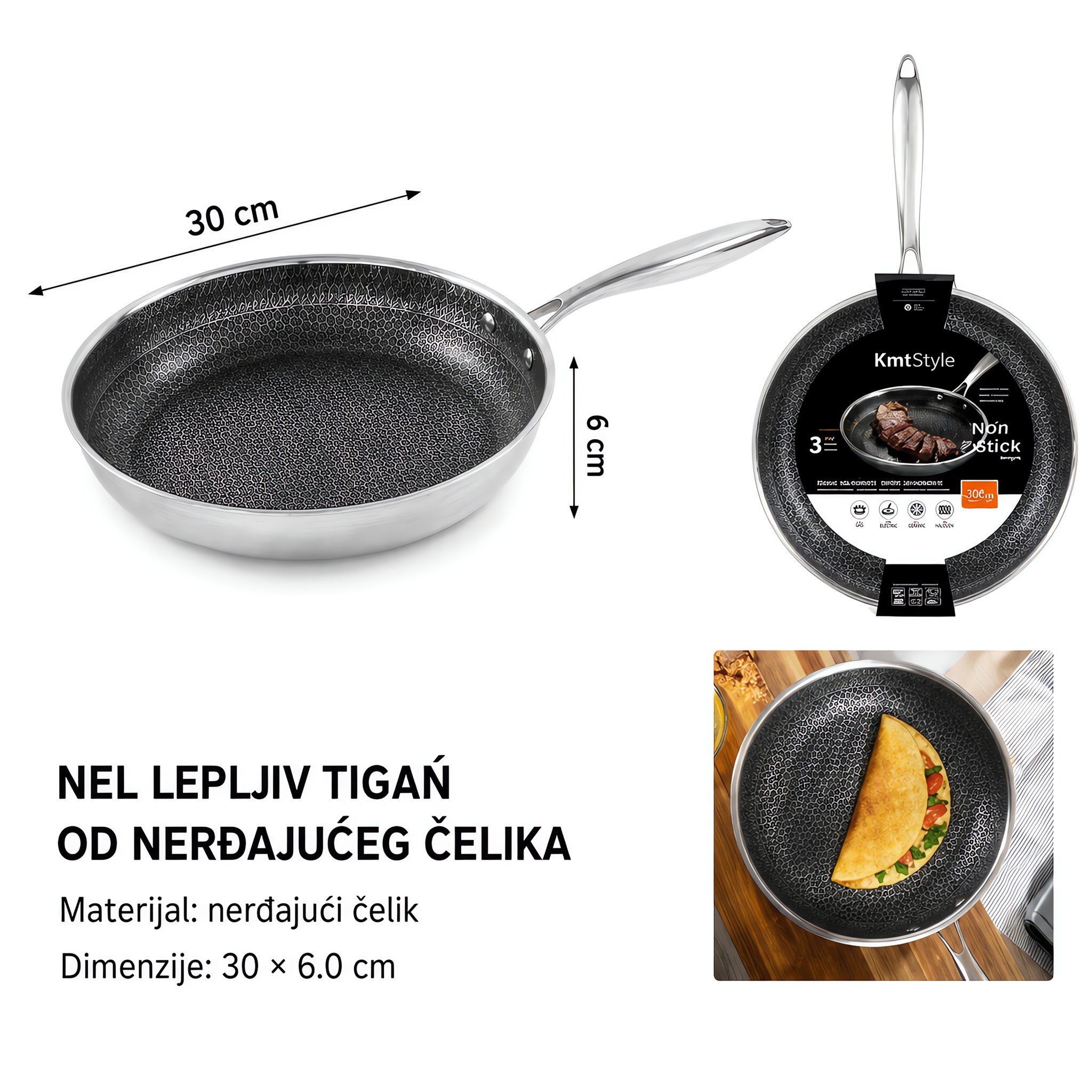 KMT Premium nož tiganj 5412179