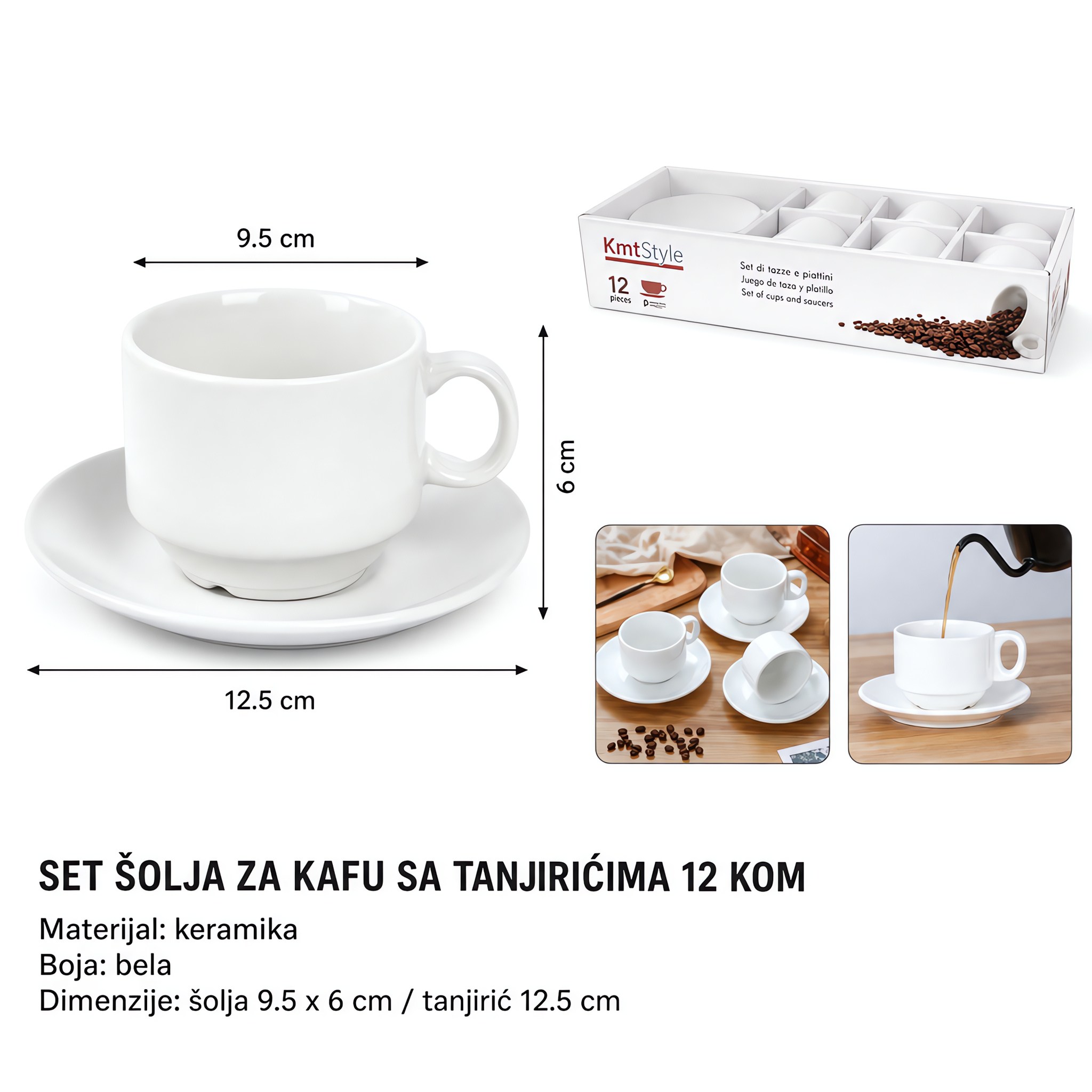 KMT Srednja šolja za kafu aparat za moka kafu 5412489
