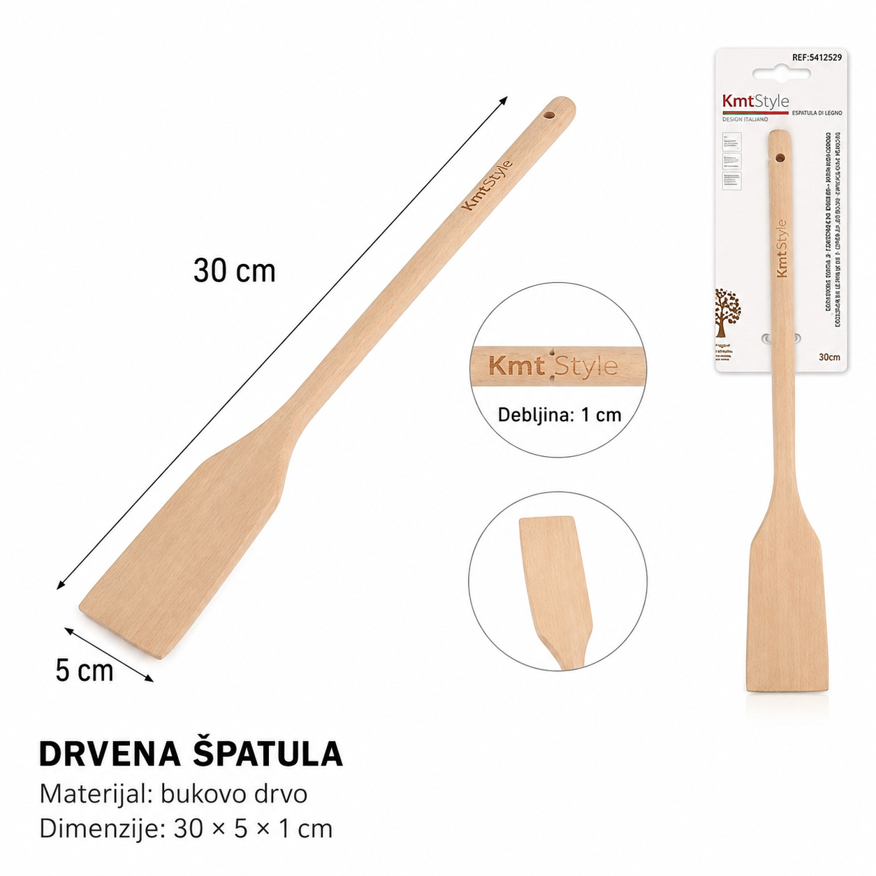 KMT Mala nož za drvena lopata 5412529