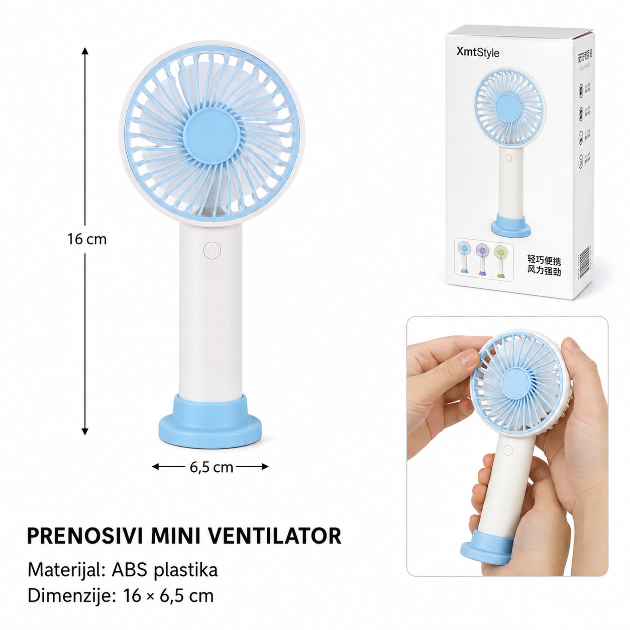 KMT Brazilske japanke melaminski saksija ručni ventilator rasterivač muva bez 600763