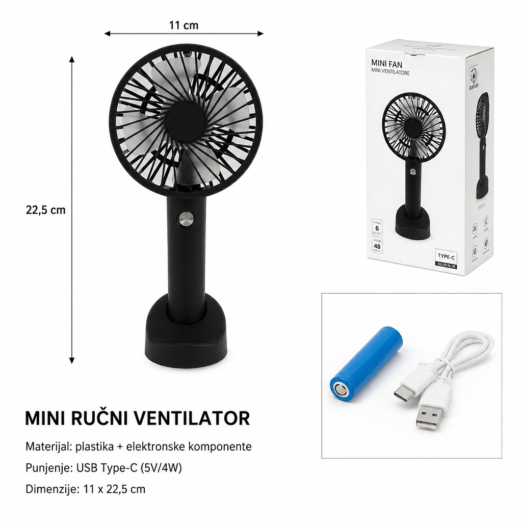 KMT MINI ručni ventilator 600792