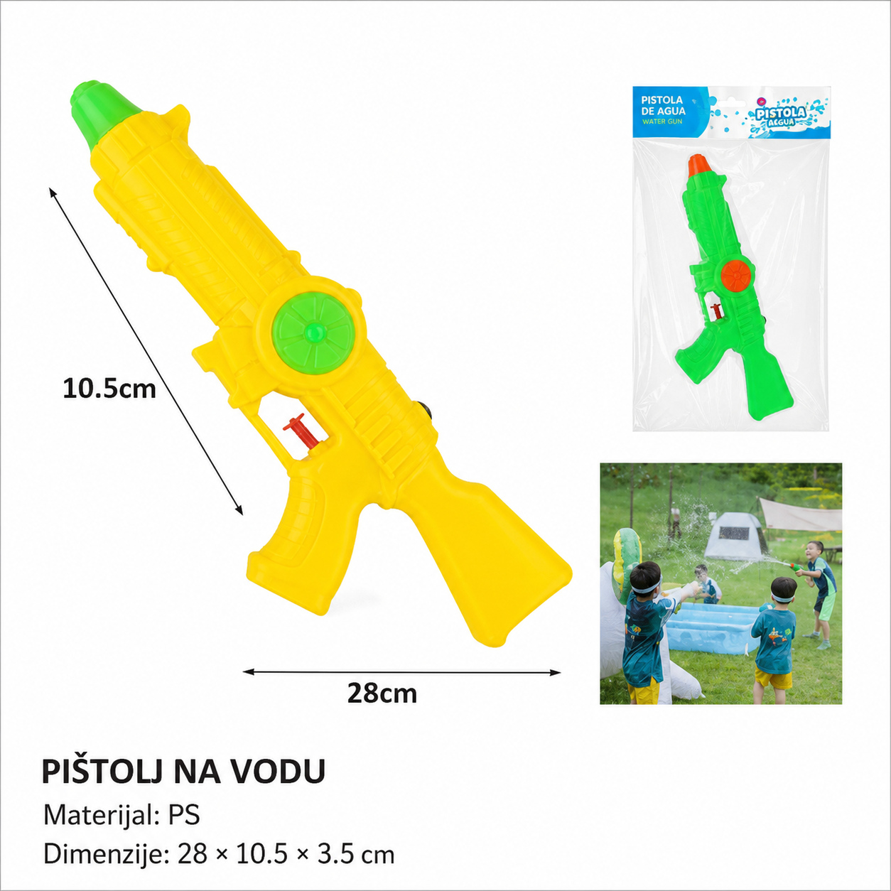 KMT Jednobojni vodeni pištolj 601933
