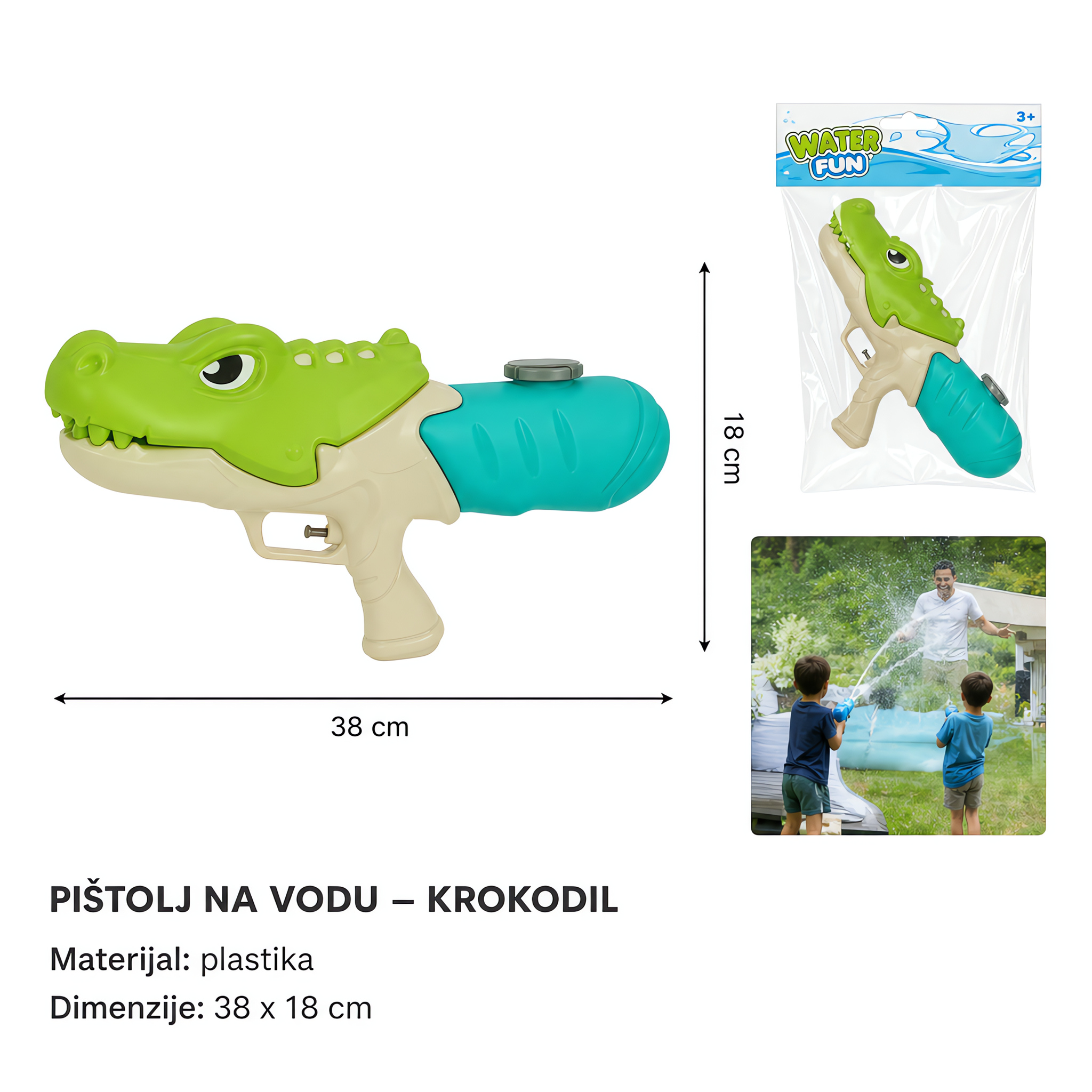 KMT Crtani motiv vodeni top pištolj 601937