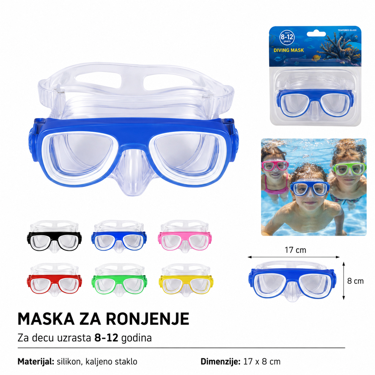 KMT Dečji naočare za plivanje 812 602539