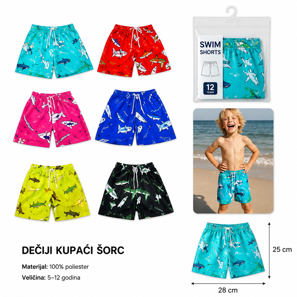 KMT Dečja za plažu pantalone automobilska 602861