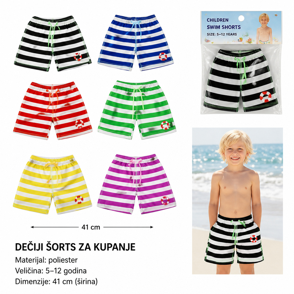 KMT Dečja za plažu pantalone komada božićni viseći ukras 602862