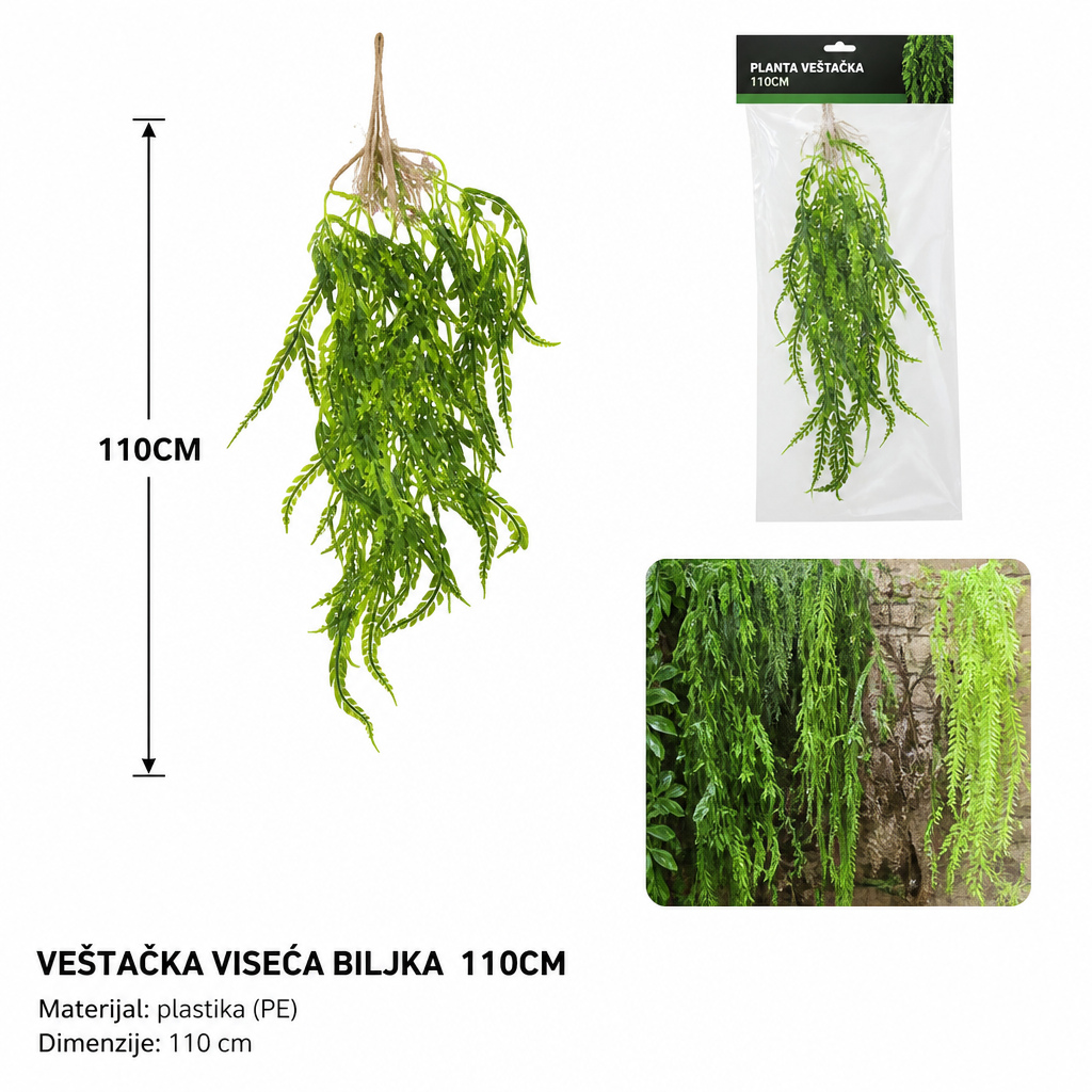 KMT 3 viljuška veštačka trava zidna kuka 702462