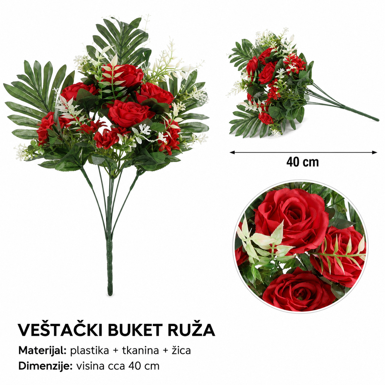 KMT 7 drveni otvora ručka za čaj crvena 710223