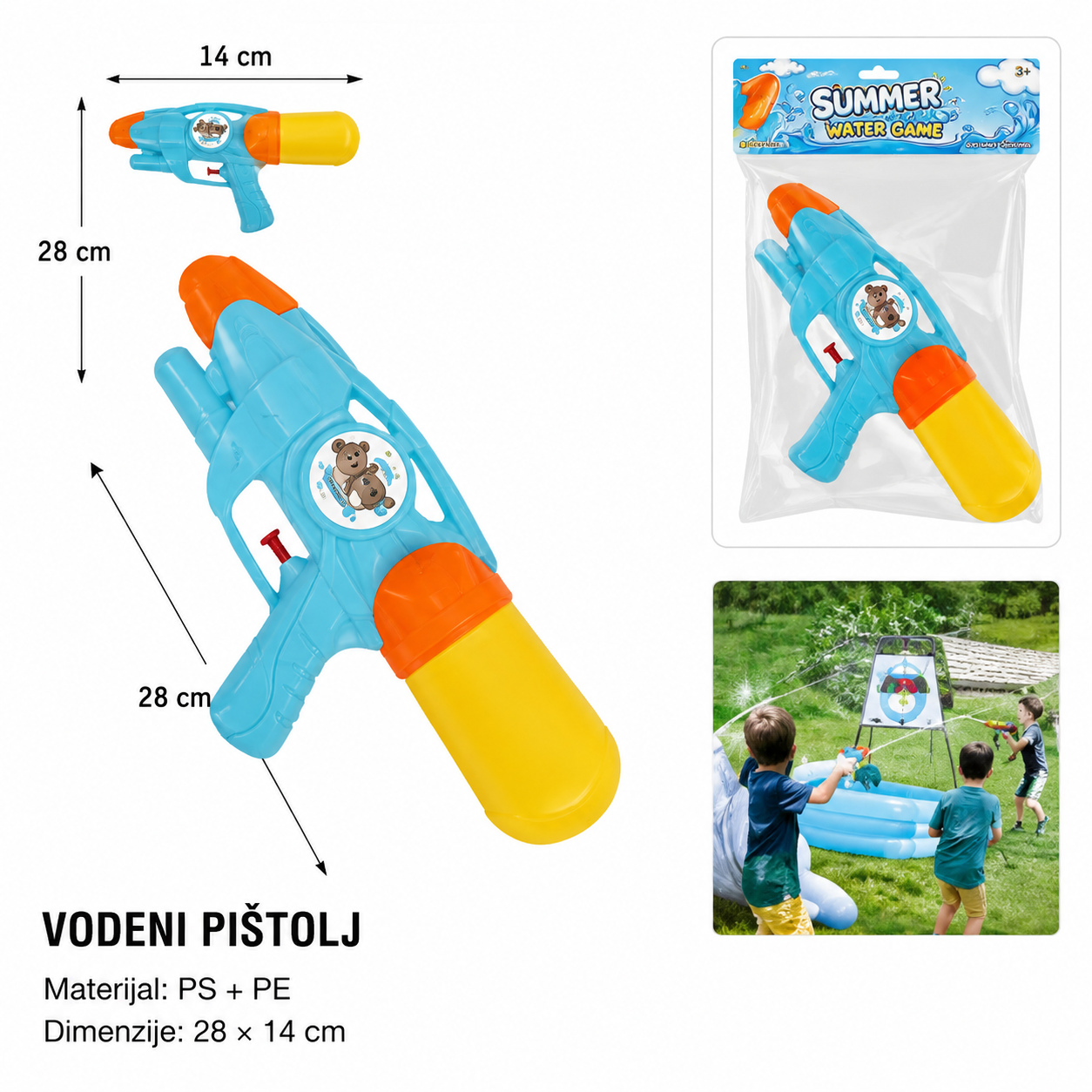 KMT Komada jednobojni vodeni pištolj 7905435