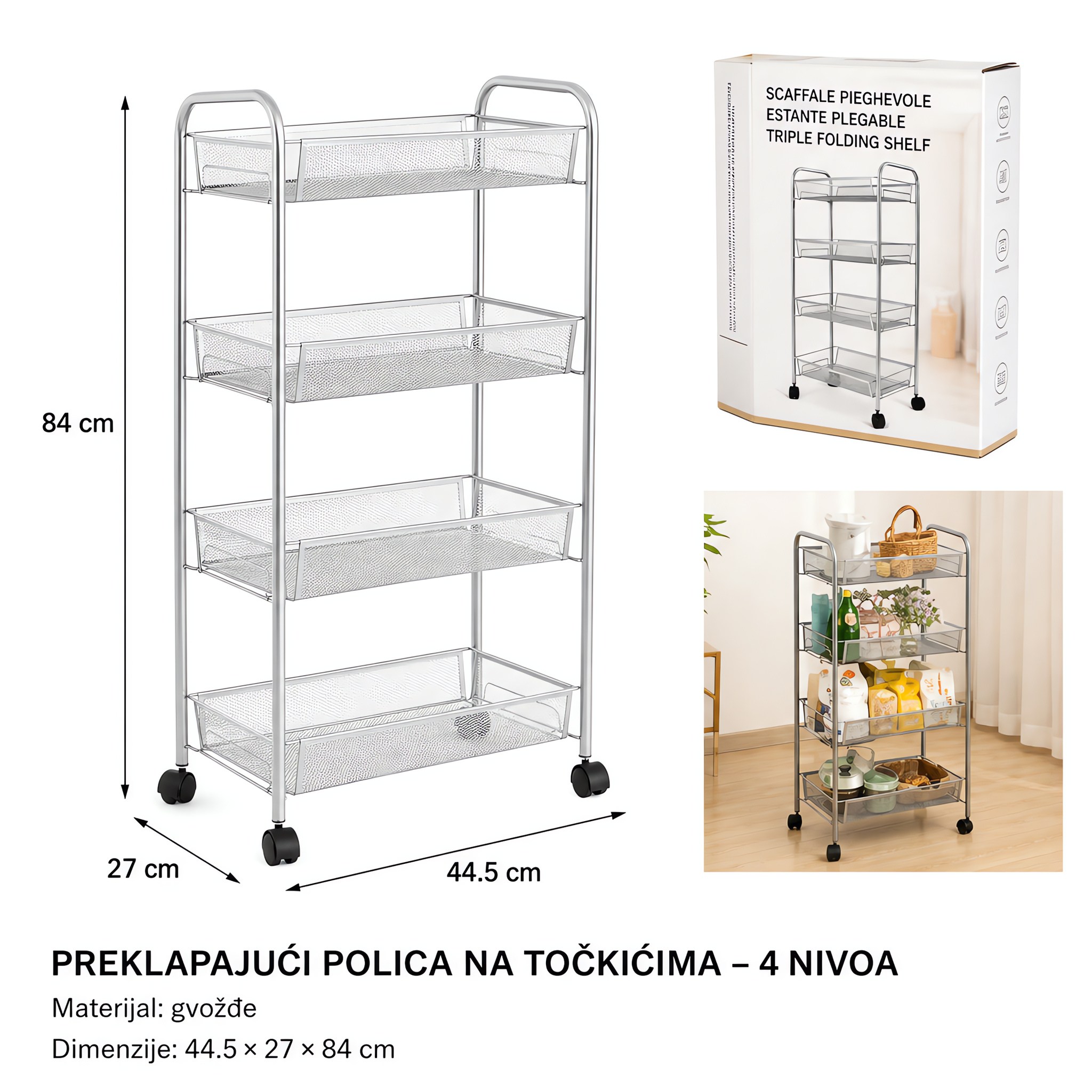 KMT Premium polica za odlaganje nivoa 803836