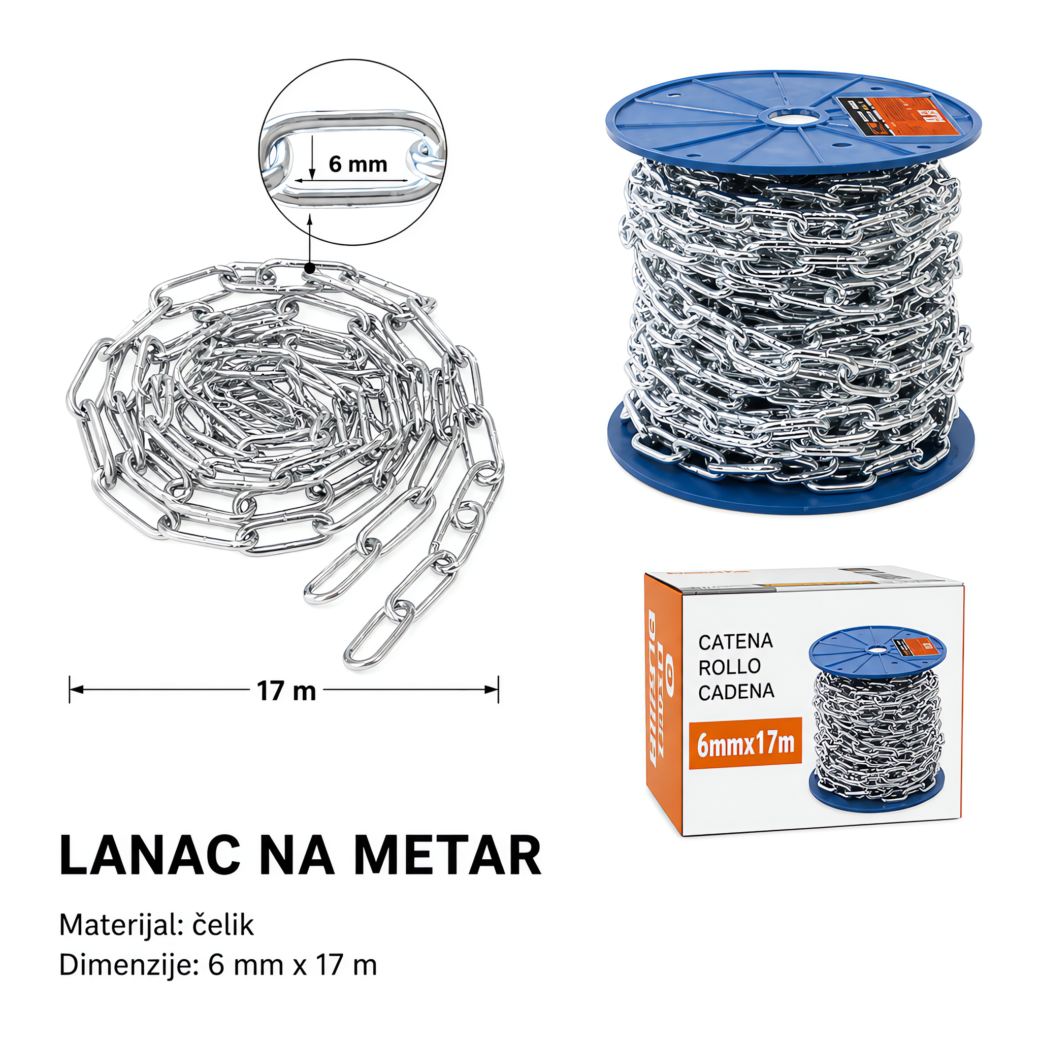 KMT Blister pakovanje gvozdeni lanac 9360088