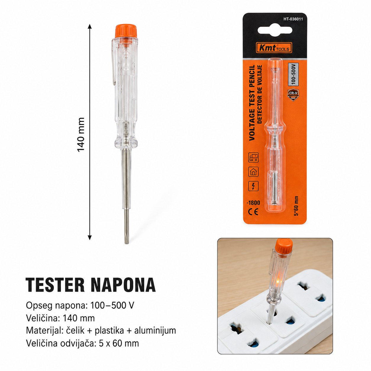 KMT Ispitivač napona za automobil 9361011