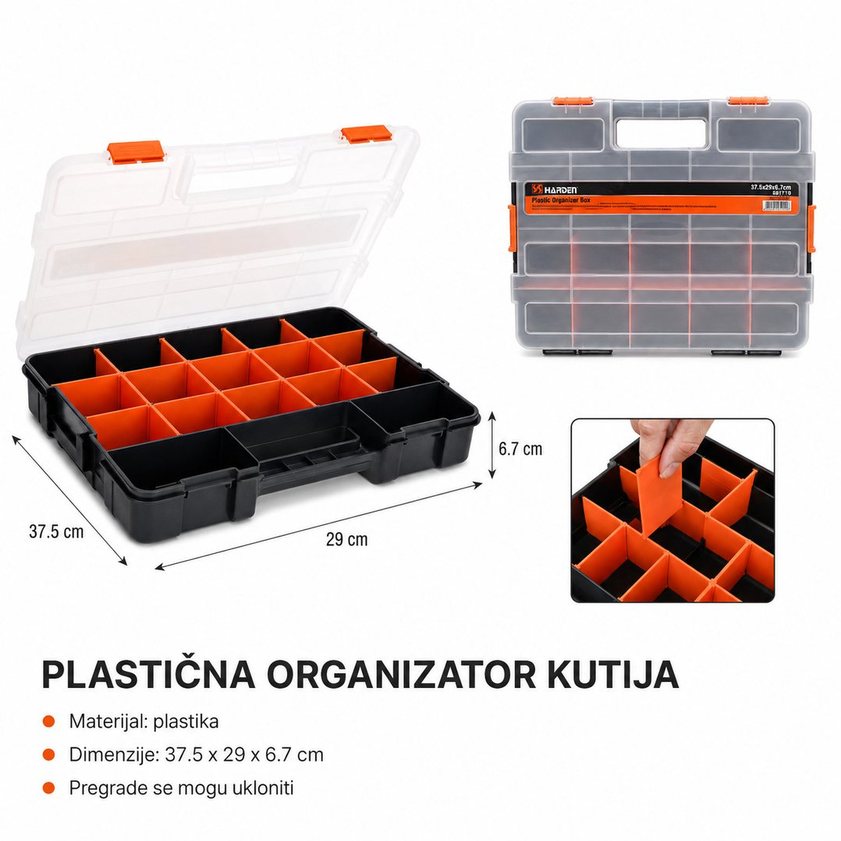 KMT Plastična kutija za alat 9361055-A