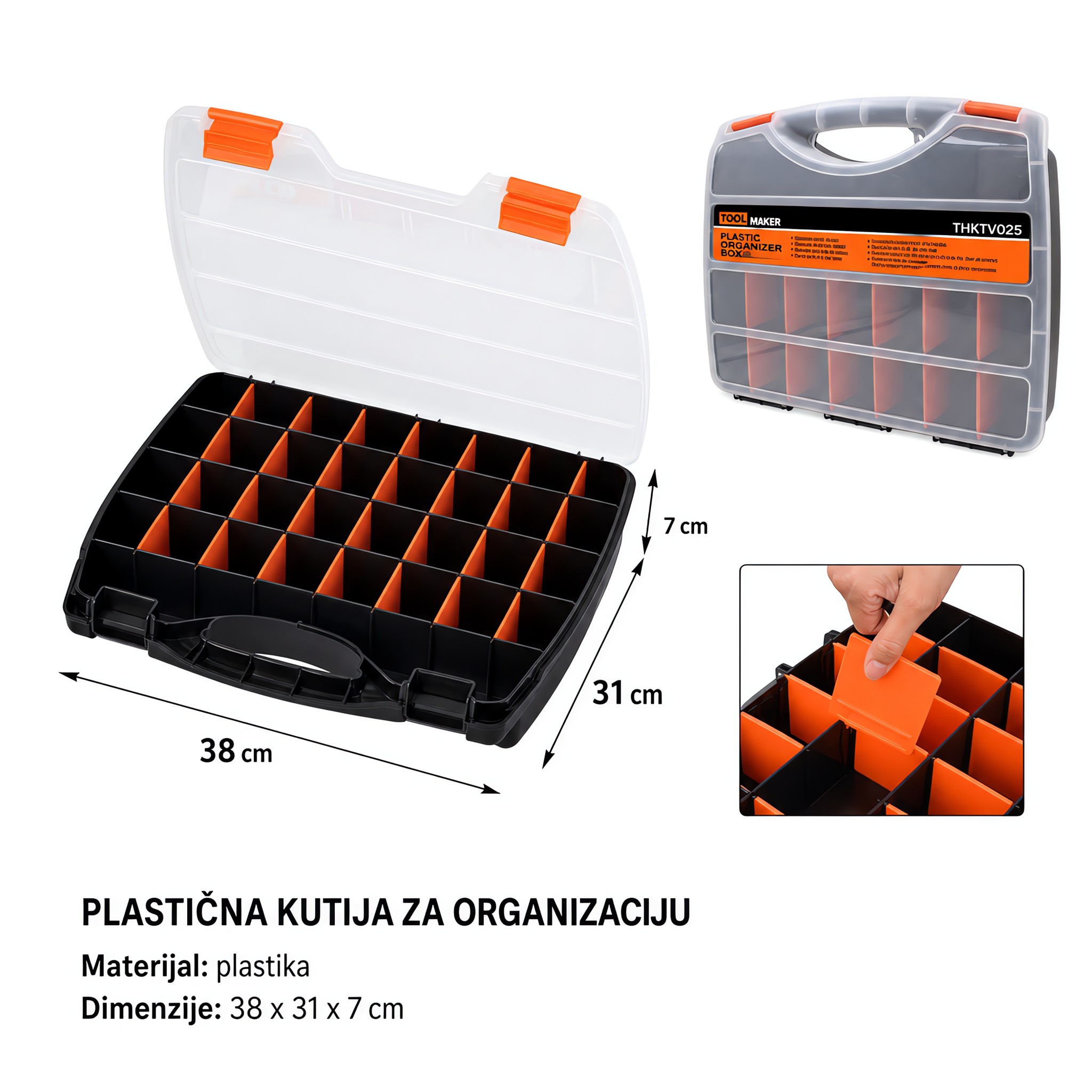 KMT Plastična kutija za alat 9361058-A