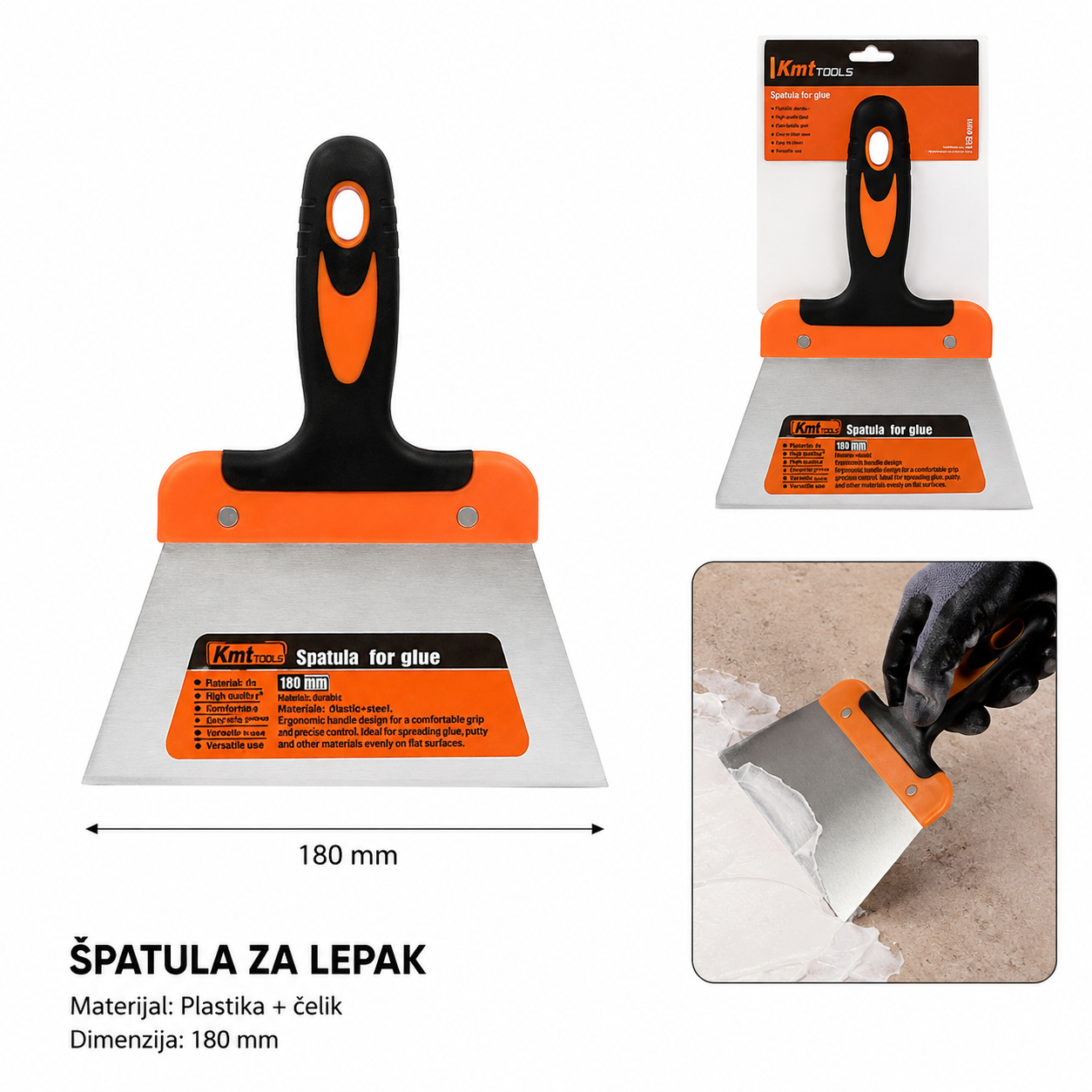 KMT Dvobojni drška silikonska špatula 9362621