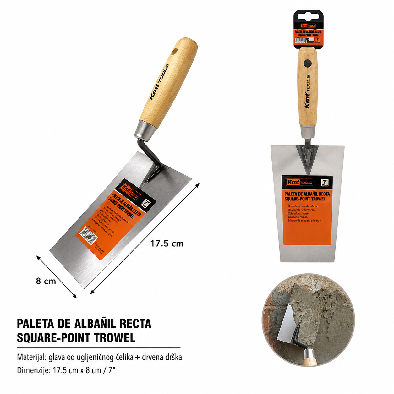 KMT Drvena drška nož trakasti ključ 9362821