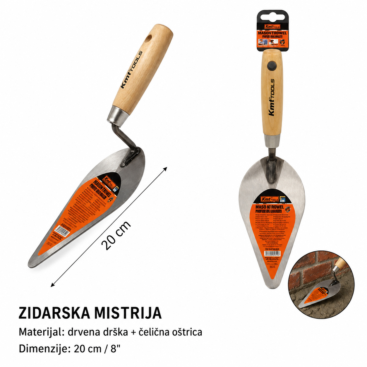 KMT Drvena drška tip nož trakasti ključ 9362825