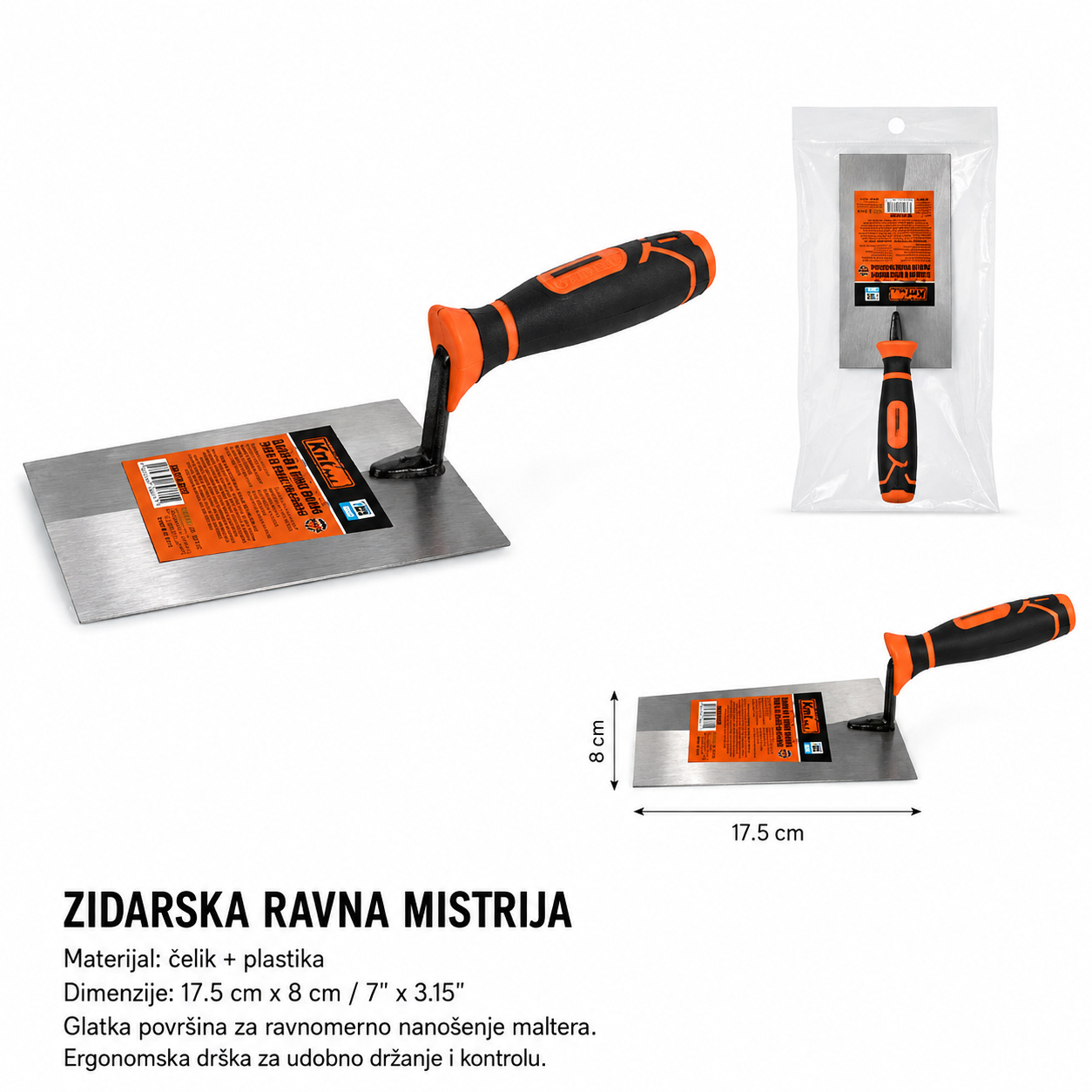 KMT Dvobojni drška nož trakasti ključ 9362833
