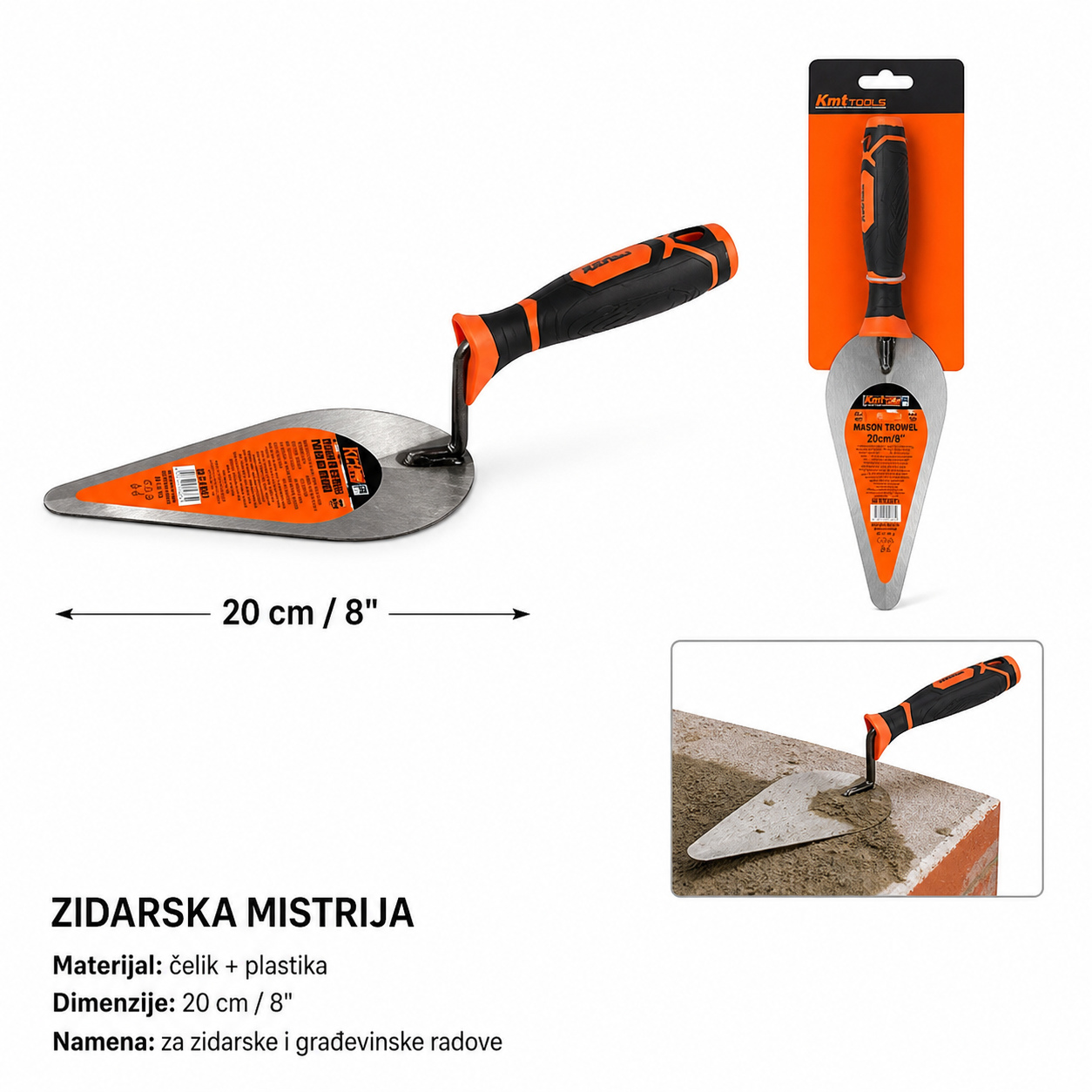 KMT Dvobojni drška nož trakasti ključ 9362837