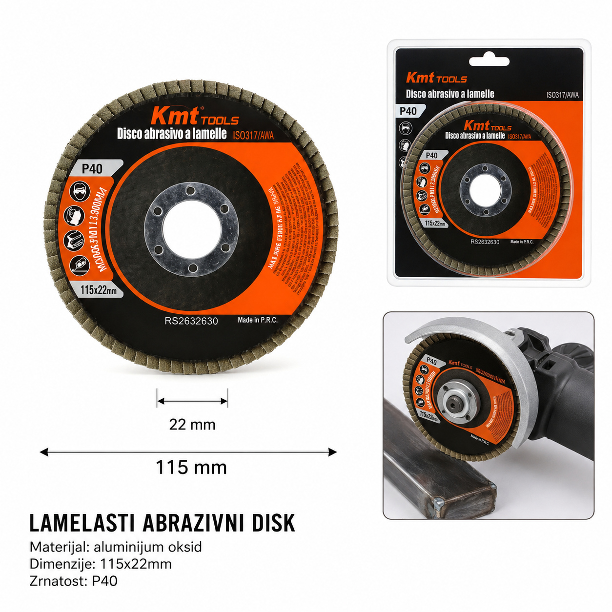 KMT Lamelni brusni disk 9363219