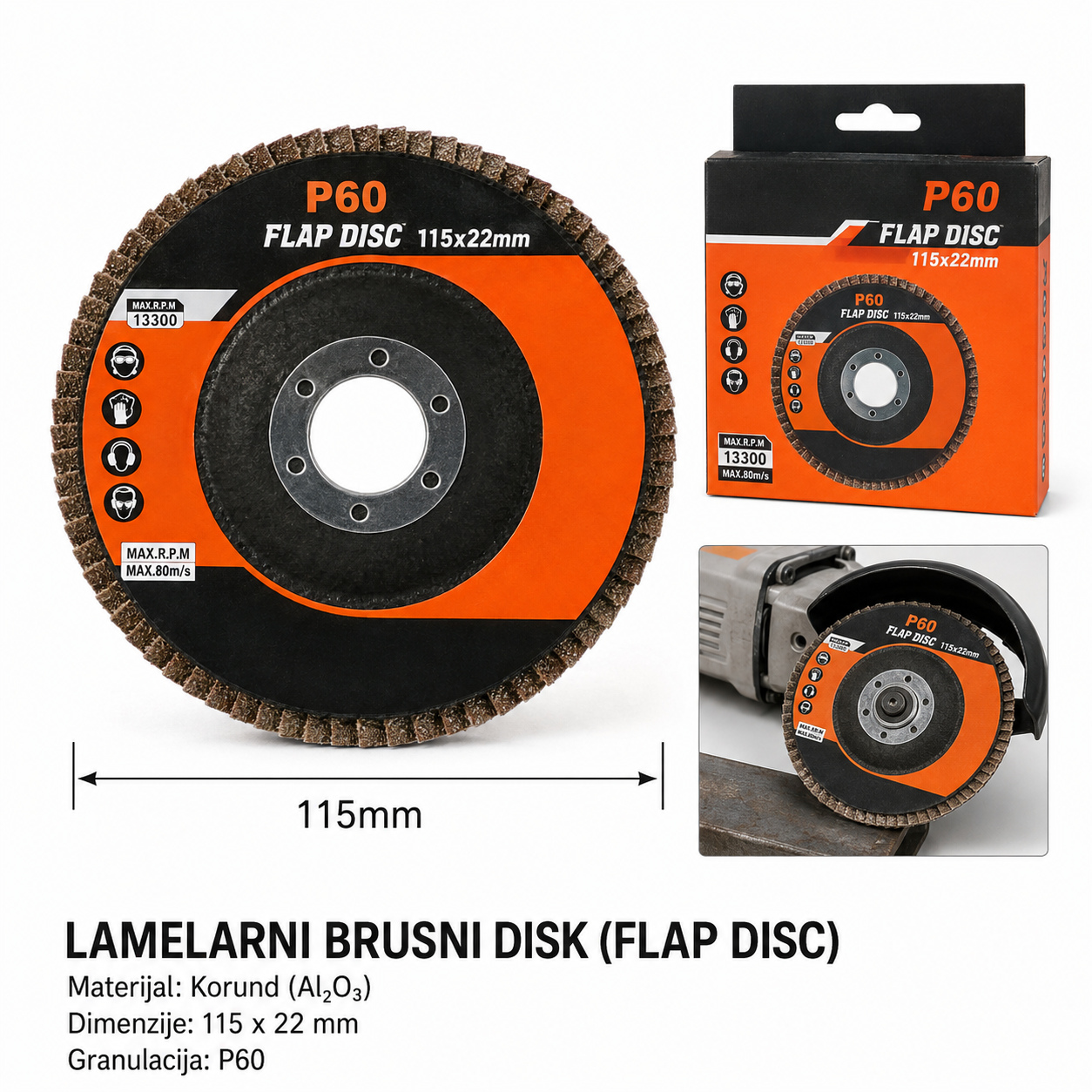 KMT Lamelni brusni disk 9363220