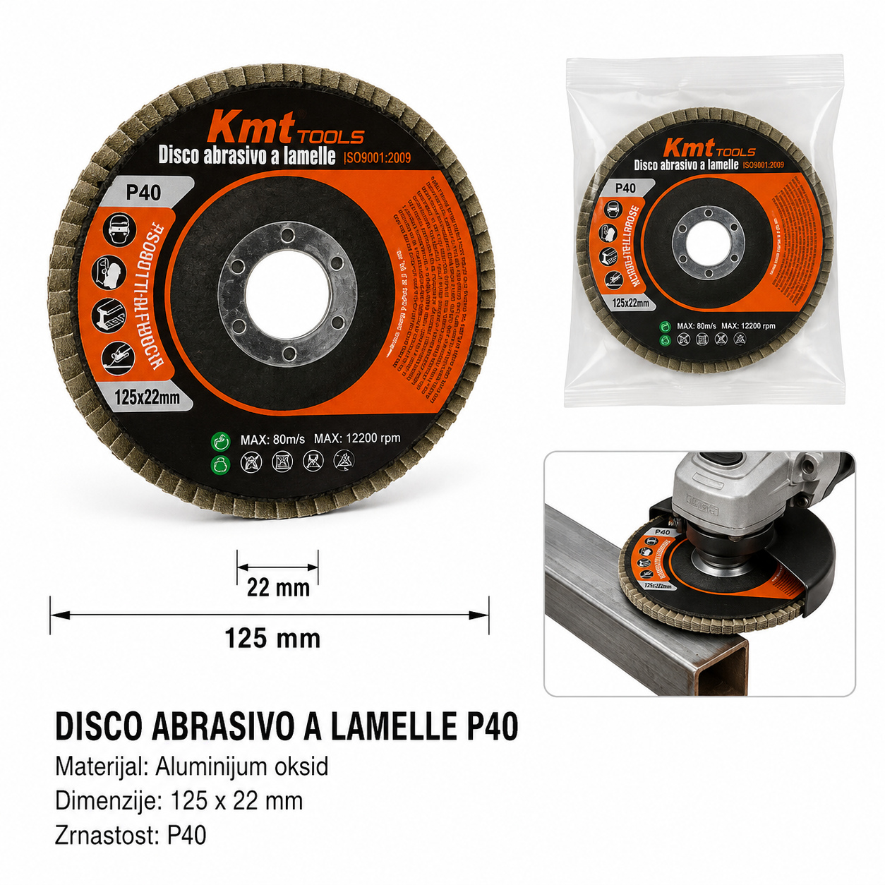 KMT Lamelni brusni disk 9363224
