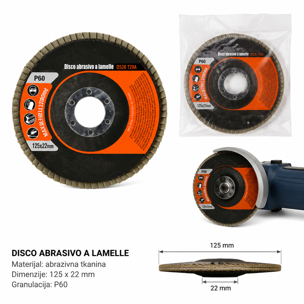 KMT Lamelni brusni disk 9363225