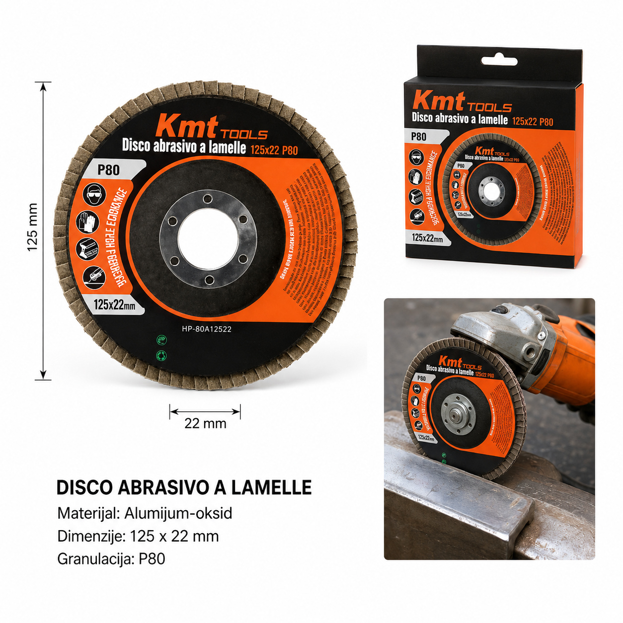 KMT Lamelni brusni disk 9363226