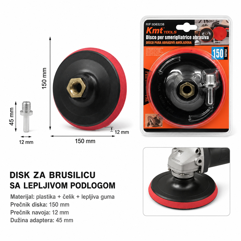 KMT Samolepljivi disk 9363238