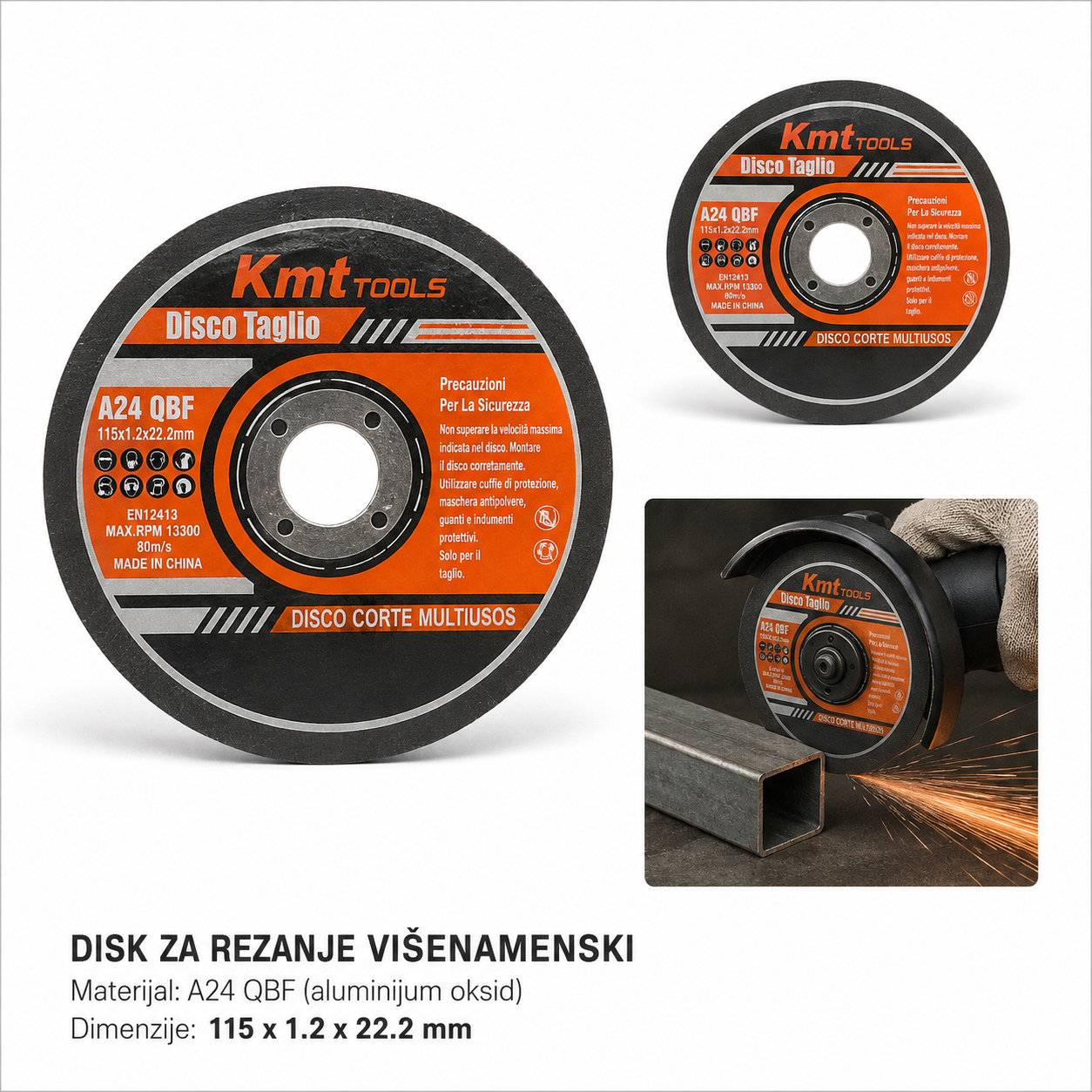KMT A od smole rezni disk metalni 9363272