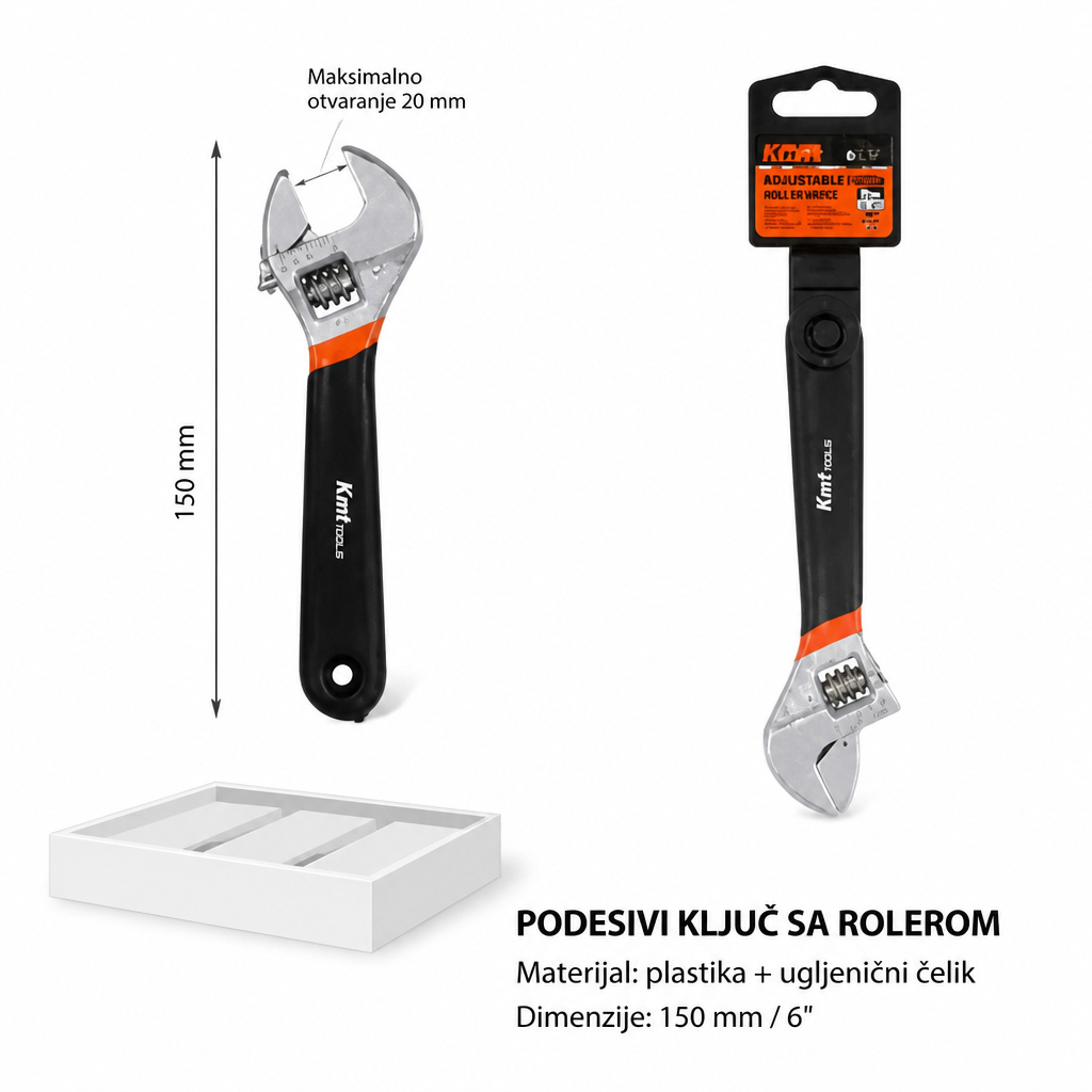 KMT Tip klešta za orahe podesivi ključ 9363580