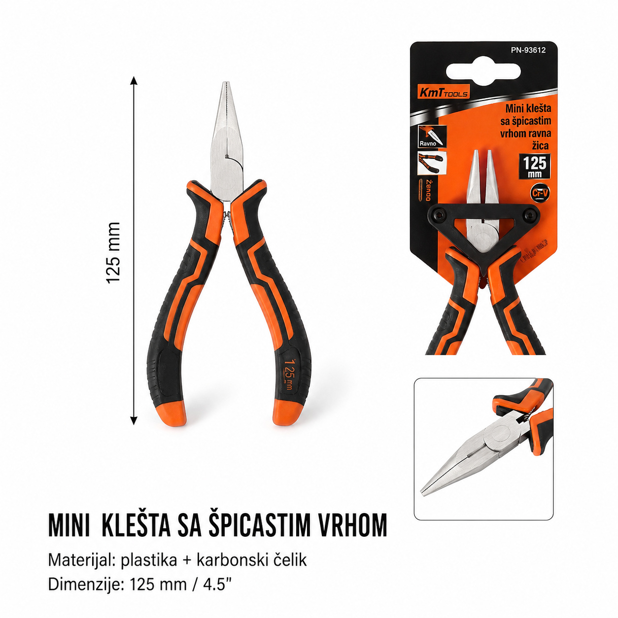 KMT Mini višenamenski kombinovana klešta 9363612