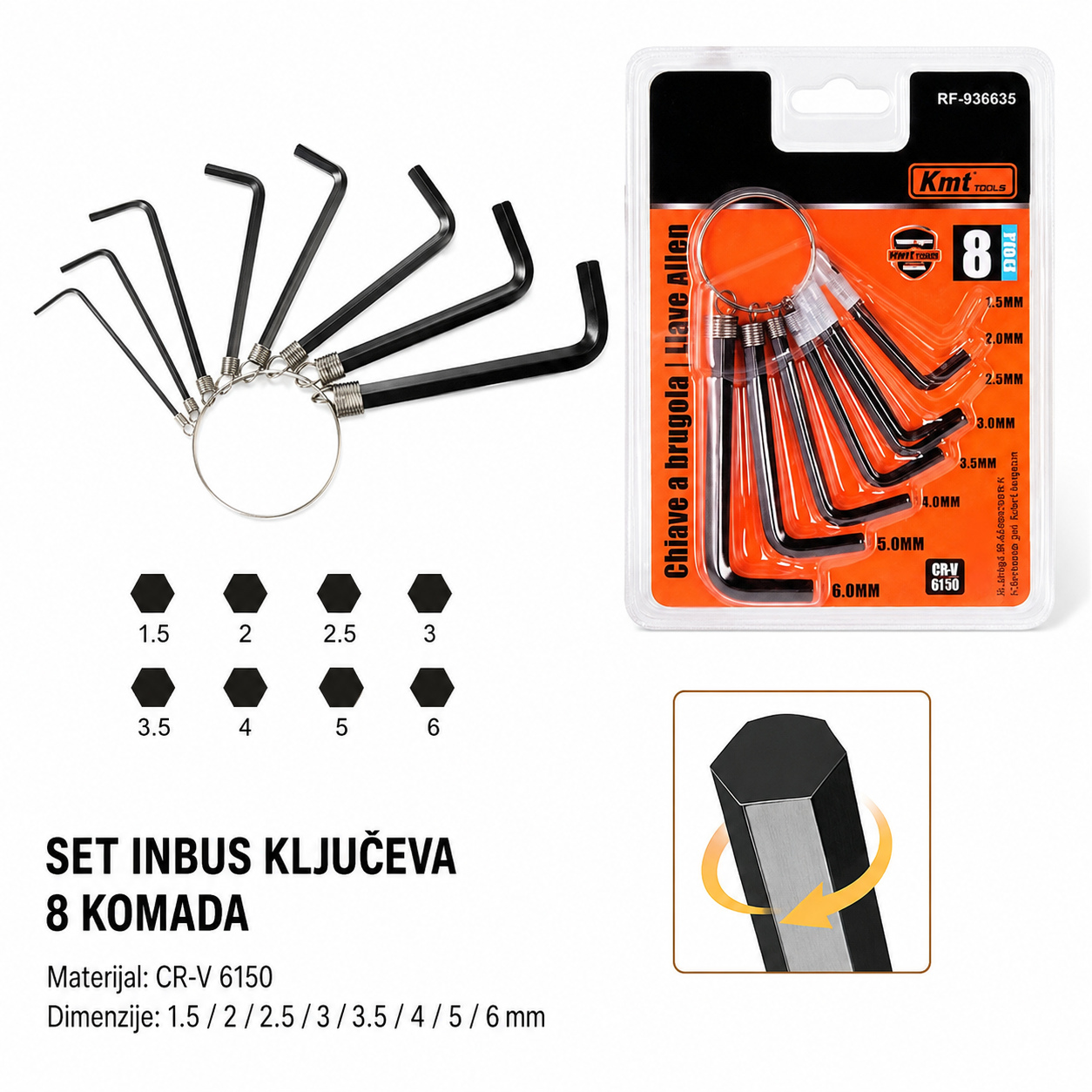 KMT Imbus ključevi 9363635