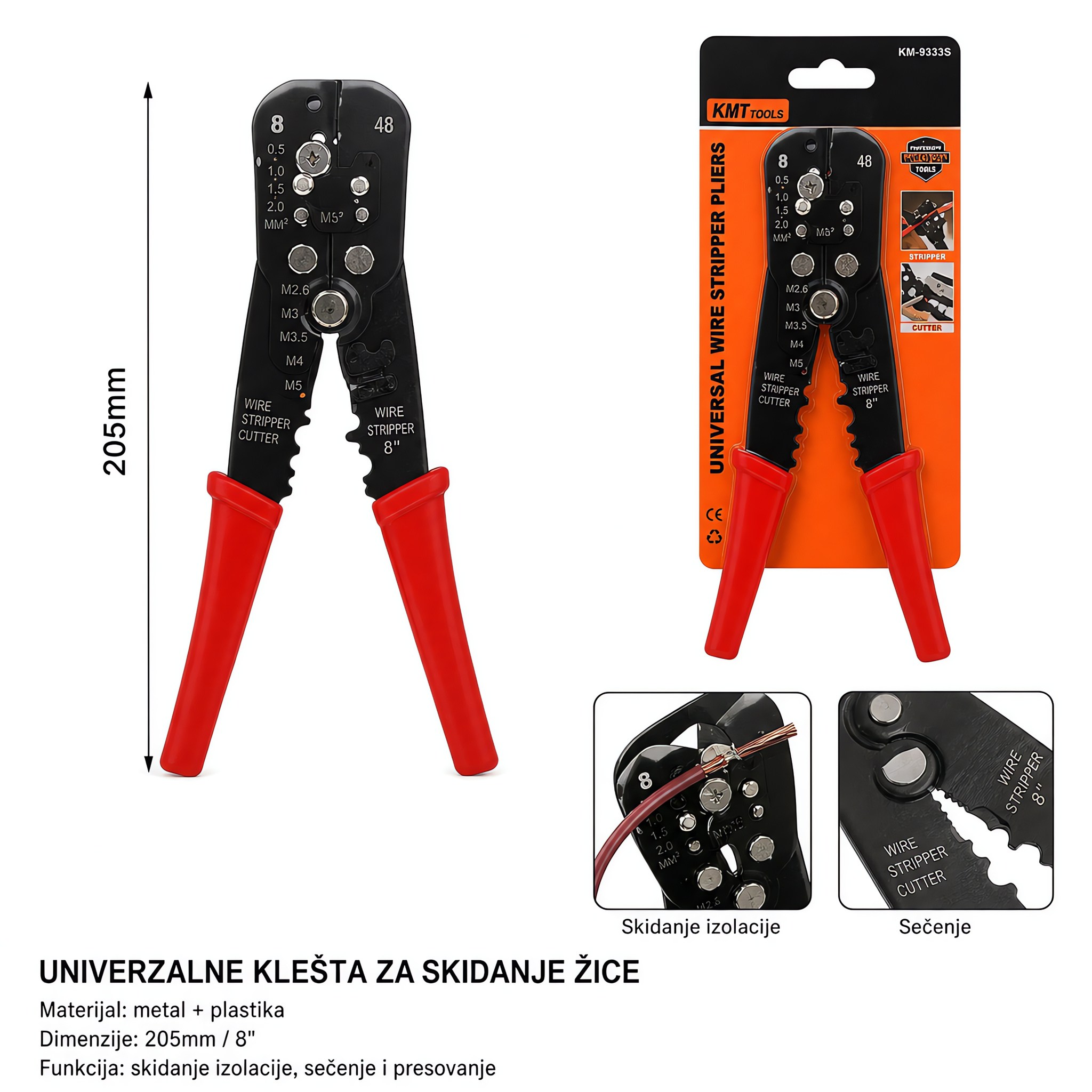 KMT Automatski višenamenski brzi konektor bez klešta 9363674