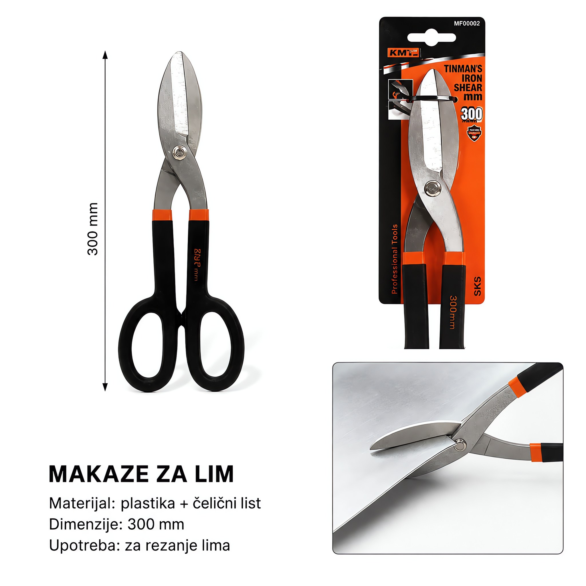 KMT Gvozdena kožna makaze 9363683