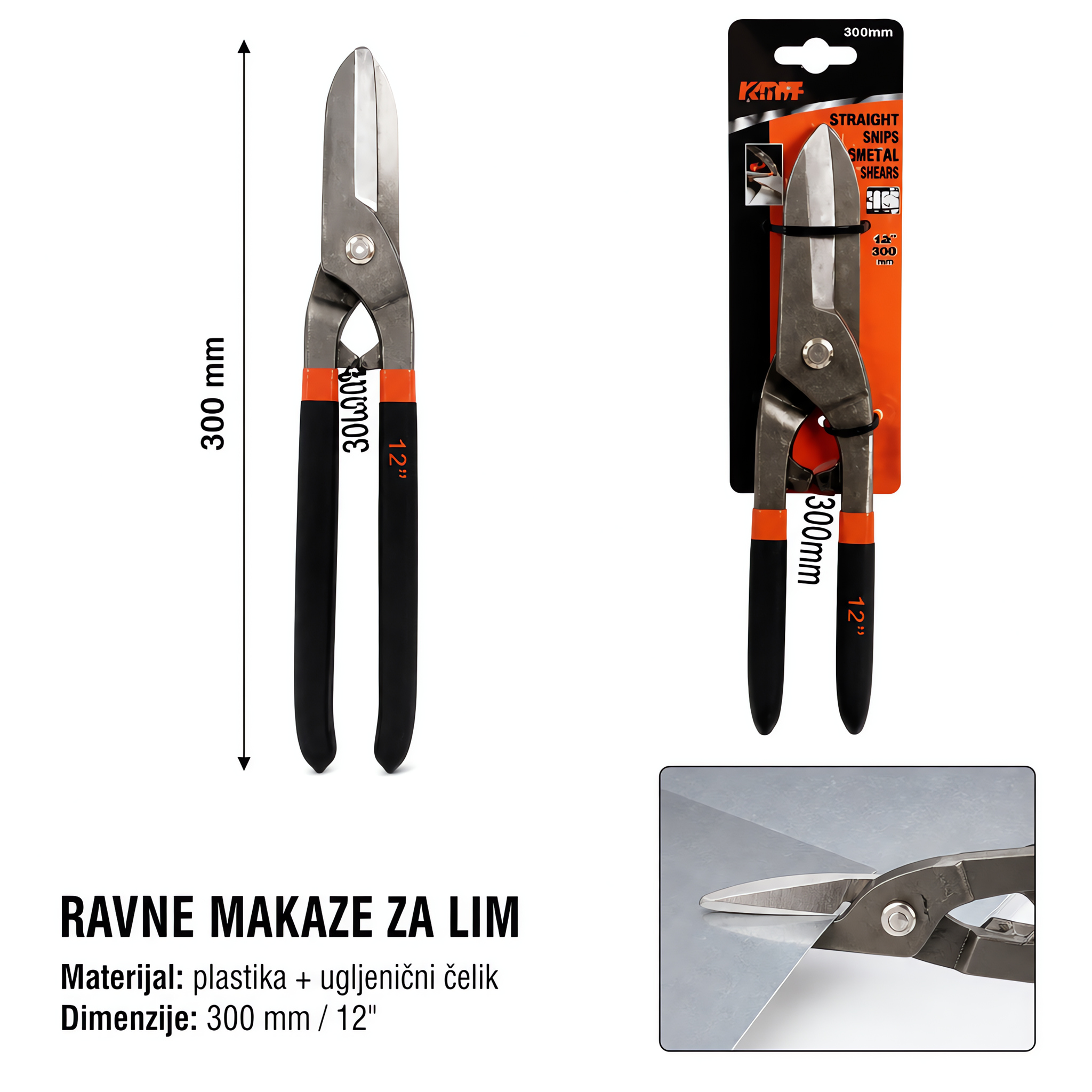 KMT Nemački tip gvozdena kožna makaze 9363687