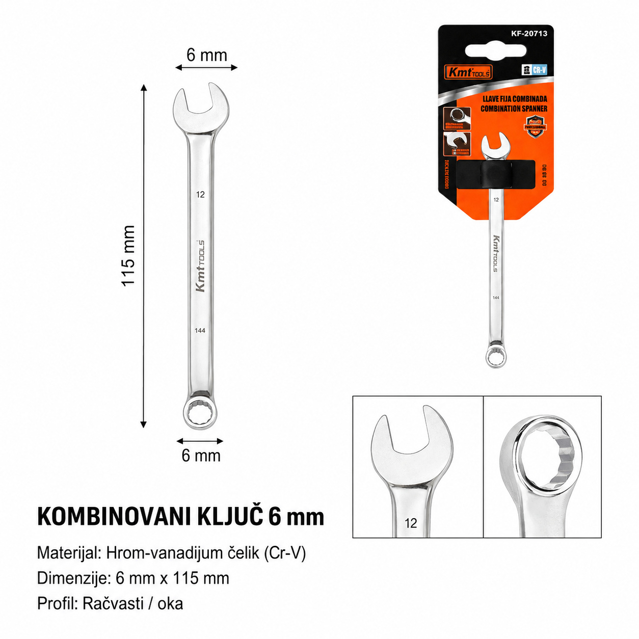 KMT Kombinovani ključ 9363751